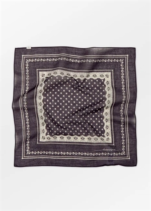 Lacia Cotta scarf Forged Iron Gray Beksøndergaard 